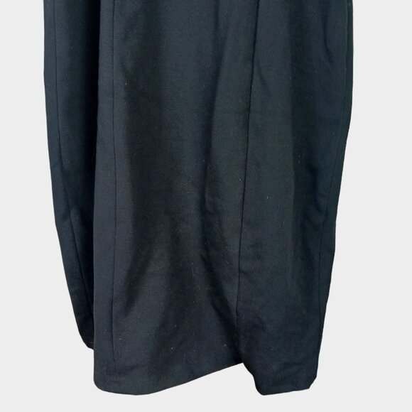 Cache Sheath Dress Womens 6 Black Leopard Print Belted Y2K Glam Cocktail Luxury - Picture 4 of 10